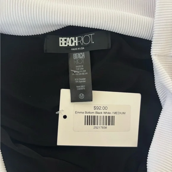 Beach Riot Black and White Bikini Set - Picture 4 of 5